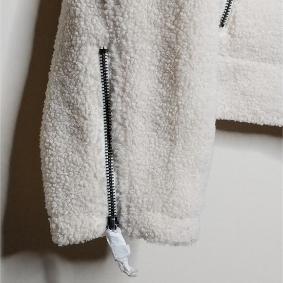 Max Studio Faux Shearling Moto Jacket - XL - NWT - Picture 5 of 9